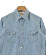 R by 45rpm（アールバイフォーティファイブアールピーエム）カジュアルシャツ 青 サイズ:2(M位) レディース/2200655002024