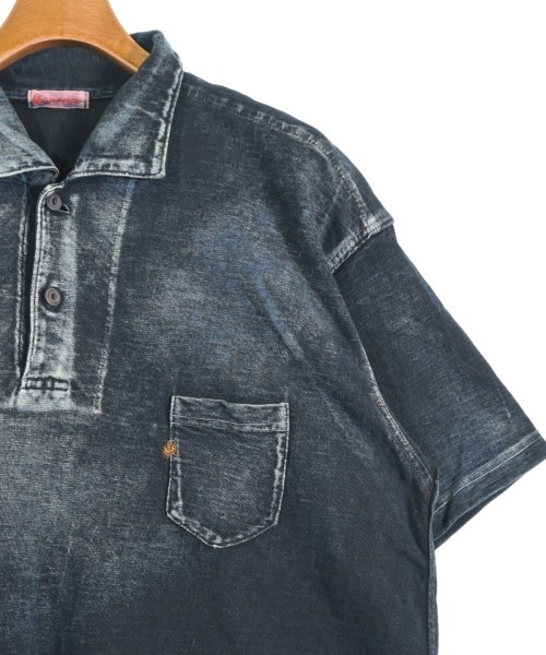 R by 45rpm（アールバイフォーティファイブアールピーエム）ポロシャツ 紺 サイズ:-(XL位) メンズ/2200658863608