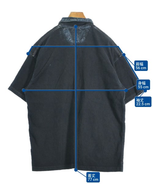 R by 45rpm（アールバイフォーティファイブアールピーエム）ポロシャツ 紺 サイズ:-(XL位) メンズ/2200658863608