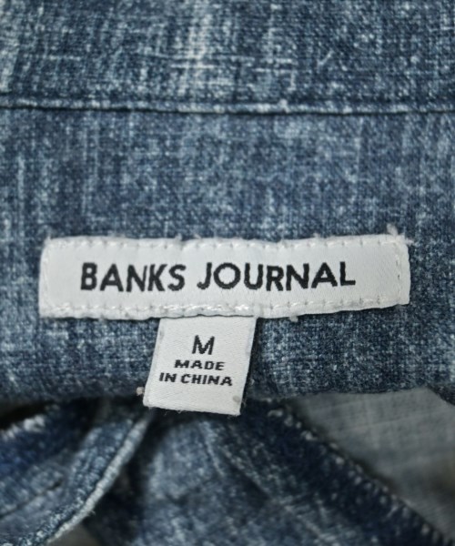 BANKS JOURNAL（バンクスジャーナル）カジュアルシャツ 青 サイズ:M メンズ/2200653614076