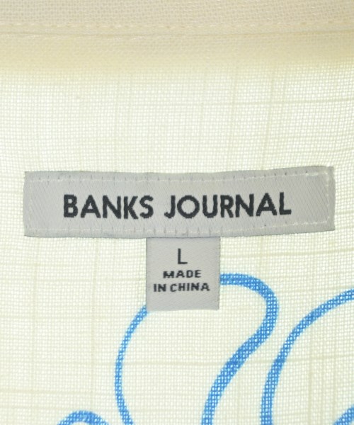 BANKS JOURNAL（バンクスジャーナル）カジュアルシャツ 白 サイズ:L メンズ/2200719437021