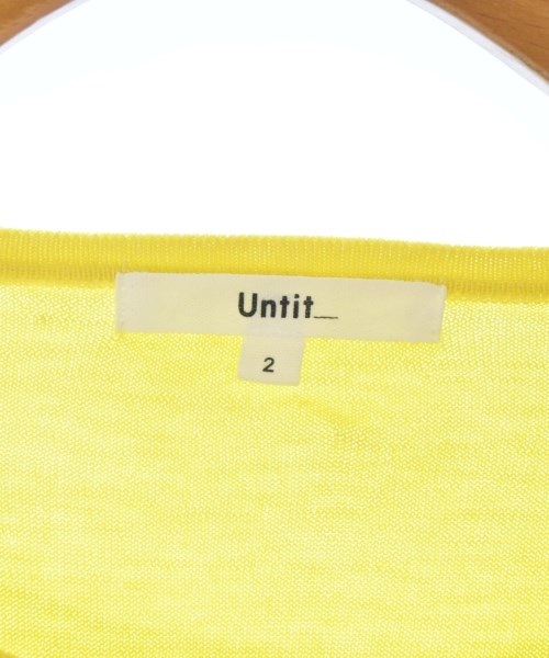 Untit_（アンティット）ニット・セーター 黄 サイズ:2(M位) レディース/2200638938036