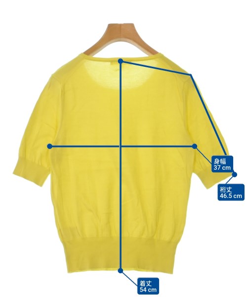 Untit_（アンティット）ニット・セーター 黄 サイズ:2(M位) レディース/2200638938036