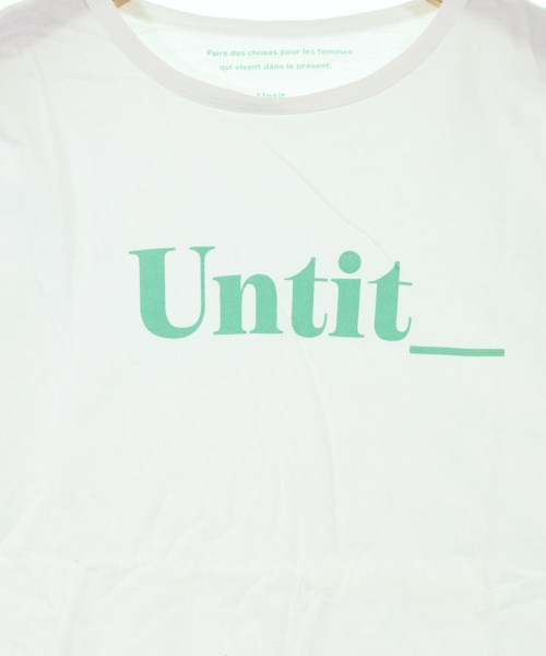 Untit_（アンティット）Tシャツ・カットソー 白 サイズ:0(XS位) レディース/2200620992671