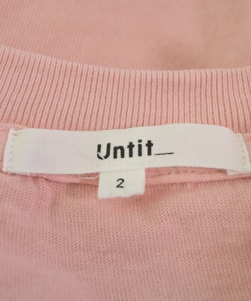 Untit_（アンティット）Tシャツ・カットソー ピンク サイズ:2(M位) レディース/2200631605409
