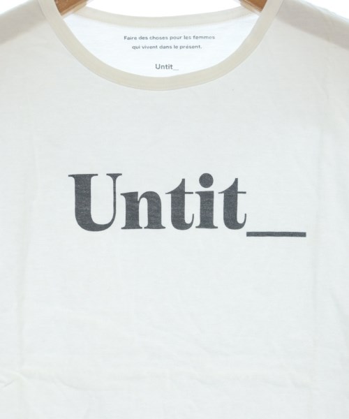 Untit_（アンティット）Tシャツ・カットソー 白 サイズ:0(XS位) レディース/2200631605454