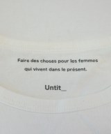 Untit_（アンティット）Tシャツ・カットソー 白 サイズ:0(XS位) レディース/2200631605454