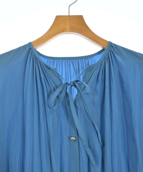 Untit_（アンティット）シャツワンピース 青 サイズ:0(XS位) レディース/2200628004352