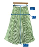 Untit_（アンティット）ロング・マキシ丈スカート 緑 サイズ:2(M位) レディース/2200614909029