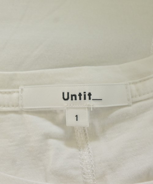 Untit_（アンティット）ノースリーブ 白 サイズ:1(S位) レディース/2200711044043