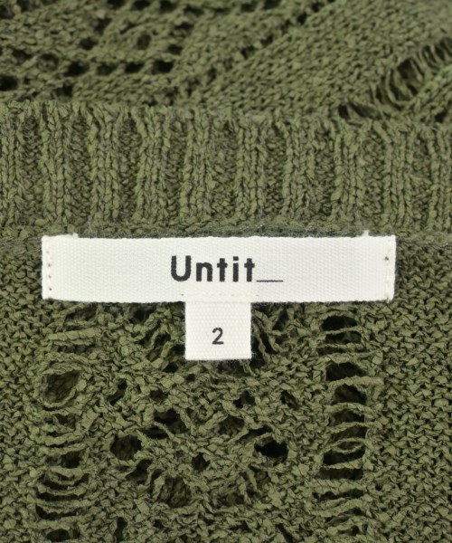 Untit_（アンティット）カーディガン 緑 サイズ:2(M位) レディース/2200725662608