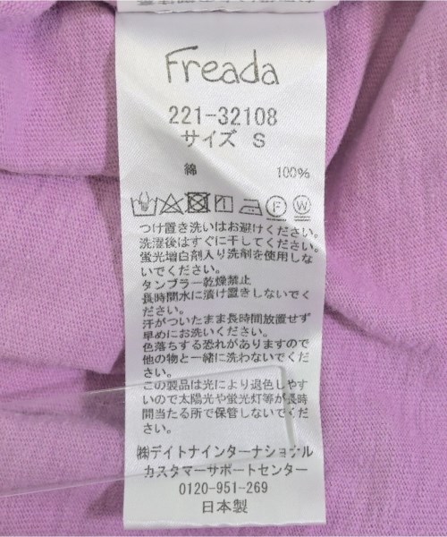 Freada（フリーダ）Tシャツ・カットソー ピンク サイズ:S レディース/2200611847034