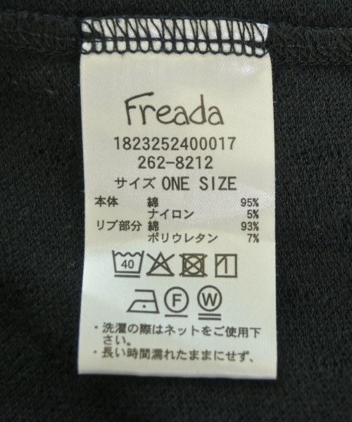 Freada（フリーダ）Tシャツ・カットソー 黒 サイズ:ONE レディース/2200721409047