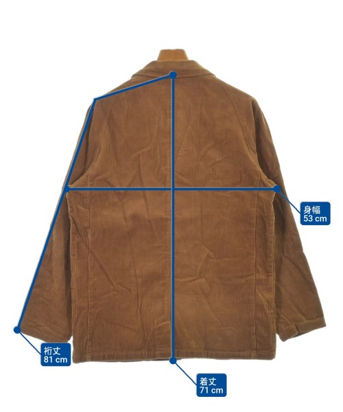 Cookman（クックマン）カジュアルジャケット 茶 サイズ:M メンズ/2200623620045