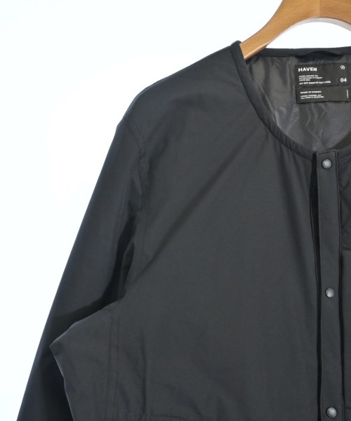 HAVEN（ヘブン）ダウンジャケット/ダウンベスト 黒 サイズ:4(XL位) メンズ/2200652762020
