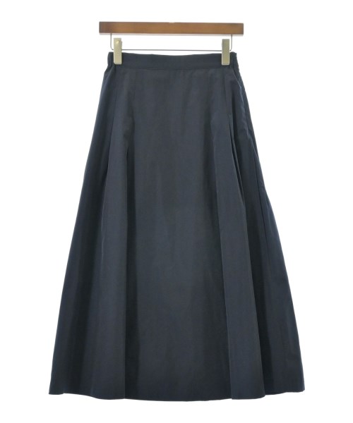 LUGIVA(ルギヴァ)ロング・マキシ丈スカート 紺 サイズ:38(M位)/2200669781571