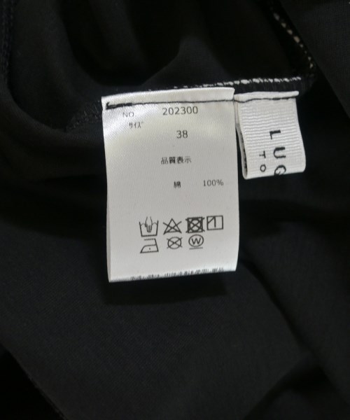 LUGIVA（ルギヴァ）Tシャツ・カットソー 黒 サイズ:38(M位) レディース/2200705461573