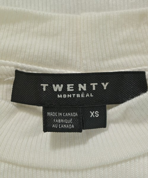 twenty（トゥエンティ）Tシャツ・カットソー 白 サイズ:XS レディース/2200715486733