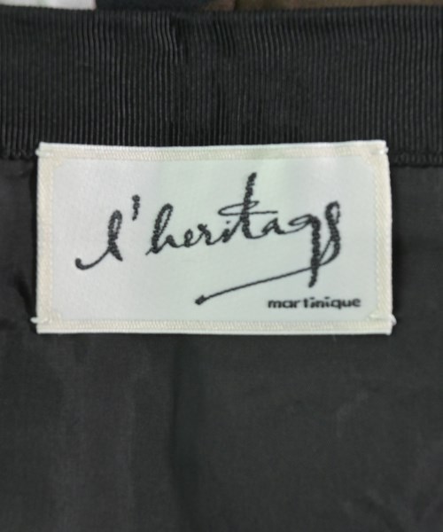 l'heritage martinique（レリタージュマルティニーク）ロング・マキシ丈スカート 黒 サイズ:-(M位) レディース/2200621022162