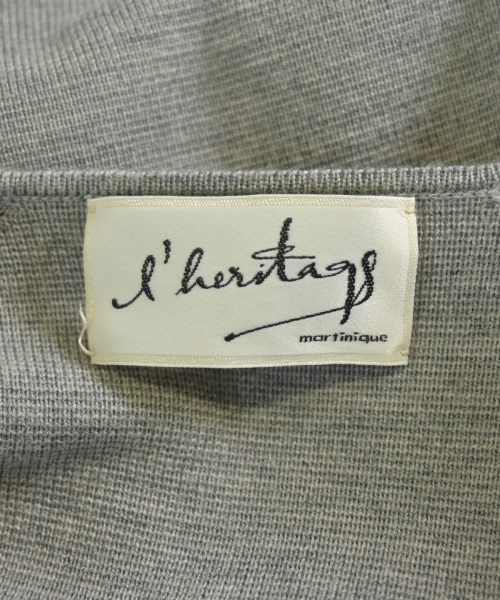 l'heritage martinique（レリタージュマルティニーク）カーディガン グレー サイズ:F レディース/2200634412035