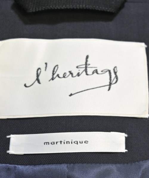 l'heritage martinique（レリタージュマルティニーク）チェスターコート 紺 サイズ:F レディース/2200616385029