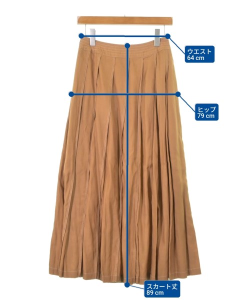 l'heritage martinique（レリタージュマルティニーク）ロング・マキシ丈スカート ベージュ サイズ:1(S位) レディース/2200618087020