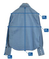 l'heritage martinique（レリタージュマルティニーク）カジュアルシャツ 青 サイズ:F レディース/2200672250033