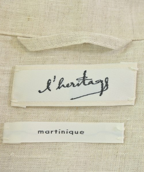 l'heritage martinique（レリタージュマルティニーク）カジュアルシャツ ベージュ サイズ:F レディース/2200692572023