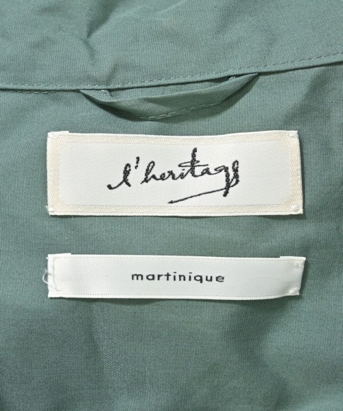 l'heritage martinique（レリタージュマルティニーク）カジュアルシャツ 緑 サイズ:F レディース/2200689506048