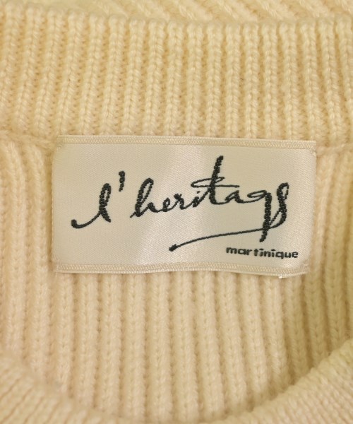 l'heritage martinique（レリタージュマルティニーク）ニット・セーター 白 サイズ:-(M位) レディース/2200699098021