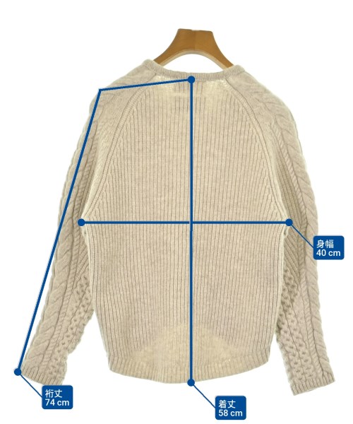 l'heritage martinique（レリタージュマルティニーク）ニット・セーター ベージュ サイズ:-(M位) レディース/2200657018030