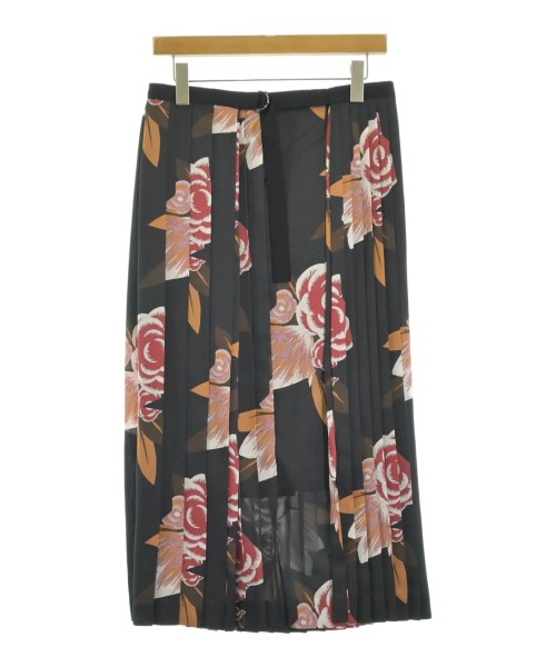 l'heritage martinique(レリタージュマルティニーク)ロング・マキシ丈スカート 黒 サイズ:-(M位)/2200657534042