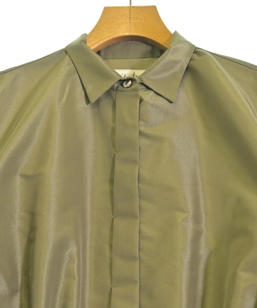 l'heritage martinique（レリタージュマルティニーク）シャツワンピース カーキ サイズ:-(M位) レディース/2200710485038