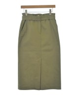 l'heritage martinique（レリタージュマルティニーク）ロング・マキシ丈スカート カーキ サイズ:1(S位) レディース/2200711369023