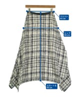 l'heritage martinique（レリタージュマルティニーク）ロング・マキシ丈スカート 白 サイズ:1(S位) レディース/2200642668042