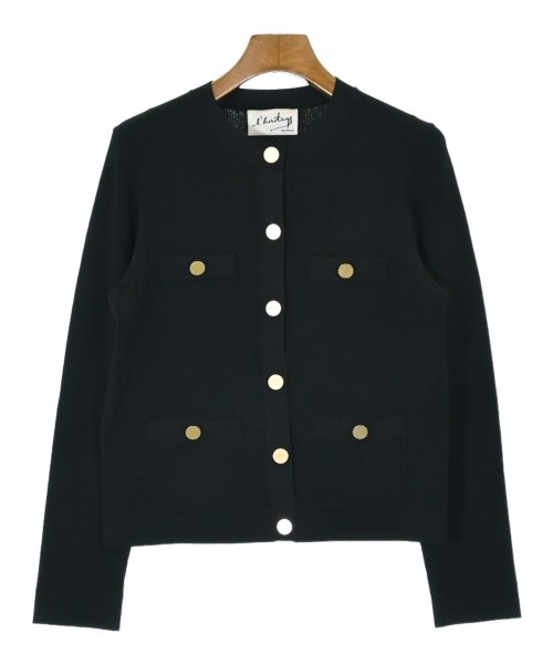 l'heritage martinique(レリタージュマルティニーク)カーディガン 黒 サイズ:-(M位)/2200639386072