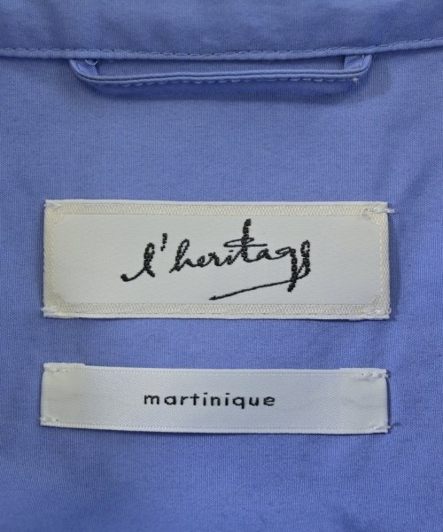 l'heritage martinique（レリタージュマルティニーク）カジュアルシャツ 青 サイズ:F レディース/2200645824094