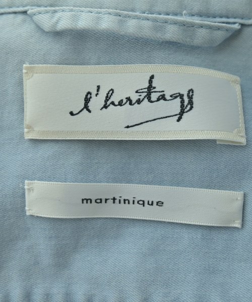 l'heritage martinique（レリタージュマルティニーク）カジュアルシャツ 青 サイズ:-(M位) レディース/2200699908085