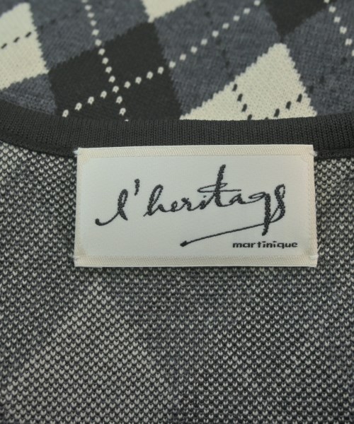 l'heritage martinique（レリタージュマルティニーク）カーディガン 黒 サイズ:F レディース/2200662553076