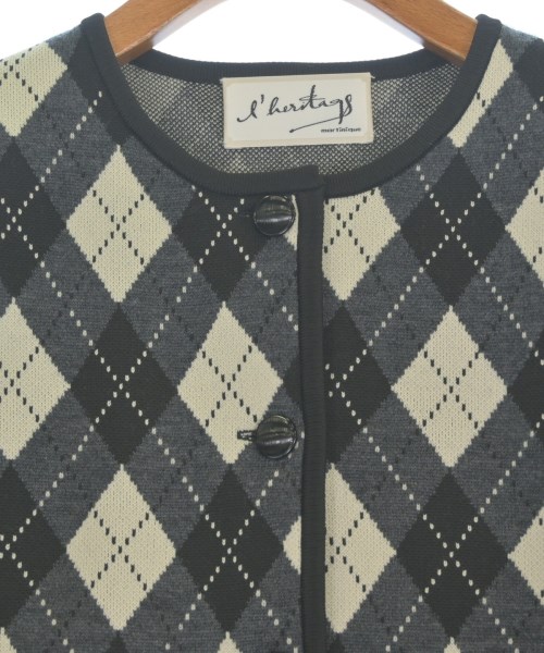 l'heritage martinique（レリタージュマルティニーク）カーディガン 黒 サイズ:F レディース/2200662553076