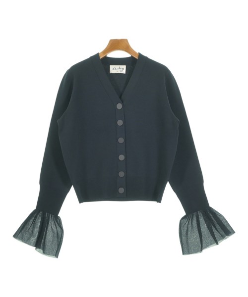 l'heritage martinique(レリタージュマルティニーク)カーディガン 紺 サイズ:F/2200663360093