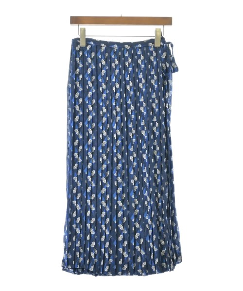 l'heritage martinique(レリタージュマルティニーク)ロング・マキシ丈スカート 青 サイズ:-(M位)/2200665398117