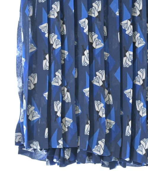 l'heritage martinique（レリタージュマルティニーク）ロング・マキシ丈スカート 青 サイズ:-(M位) レディース/2200665398117