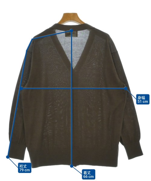 l'heritage martinique（レリタージュマルティニーク）カーディガン 茶 サイズ:F レディース/2200667669475