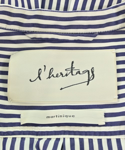 l'heritage martinique（レリタージュマルティニーク）ワンピース 青 サイズ:F レディース/2200670715015