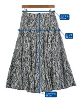l'heritage martinique（レリタージュマルティニーク）ロング・マキシ丈スカート 黒 サイズ:2(M位) レディース/2200726460302