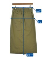 l'heritage martinique（レリタージュマルティニーク）ロング・マキシ丈スカート カーキ サイズ:2(M位) レディース/2200724073023