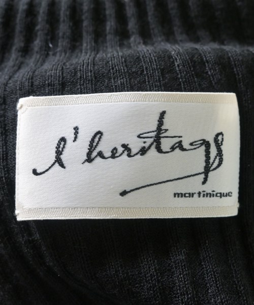 l'heritage martinique（レリタージュマルティニーク）ニット・セーター 黒 サイズ:F レディース/2200689423079