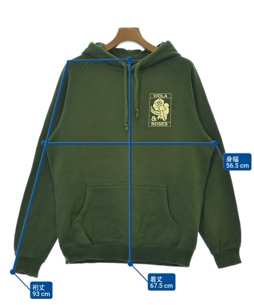 VIOLA&ROSES（ビオラアンドローゼス）パーカー 緑 サイズ:M メンズ/2200624989035