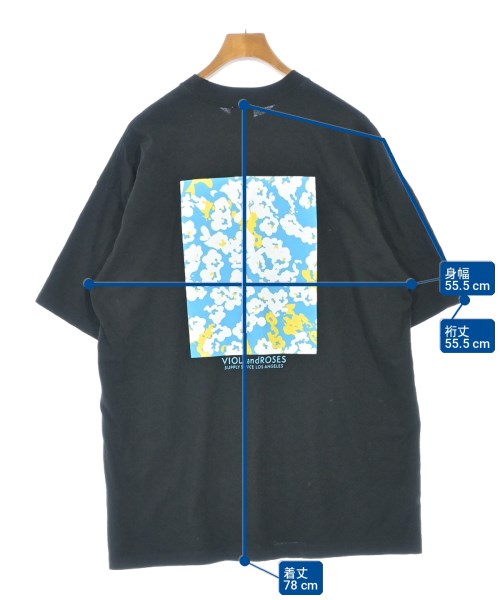 VIOLA&ROSES（ビオラアンドローゼス）Tシャツ・カットソー 黒 サイズ:XL メンズ/2200721410050